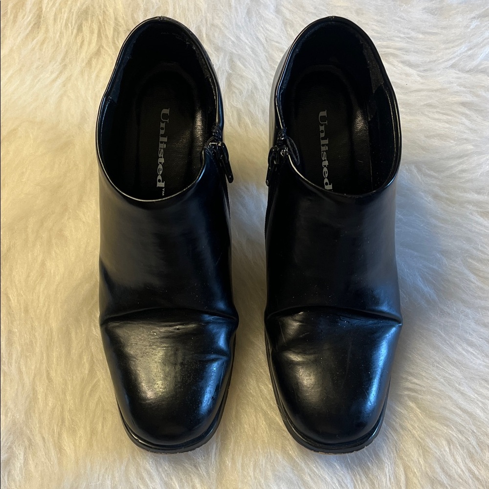 Unlisted Women's Sleek Black Booties